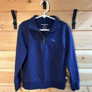 Tommy Bahama Boys Size 5/6 Navy Pullover